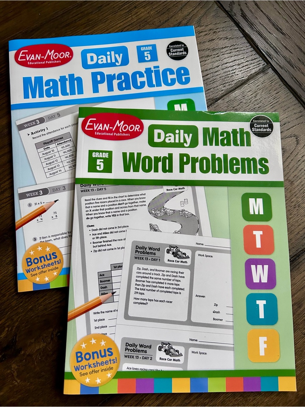 Evan Moor - Grade 5 Math Practice books! *NEW*